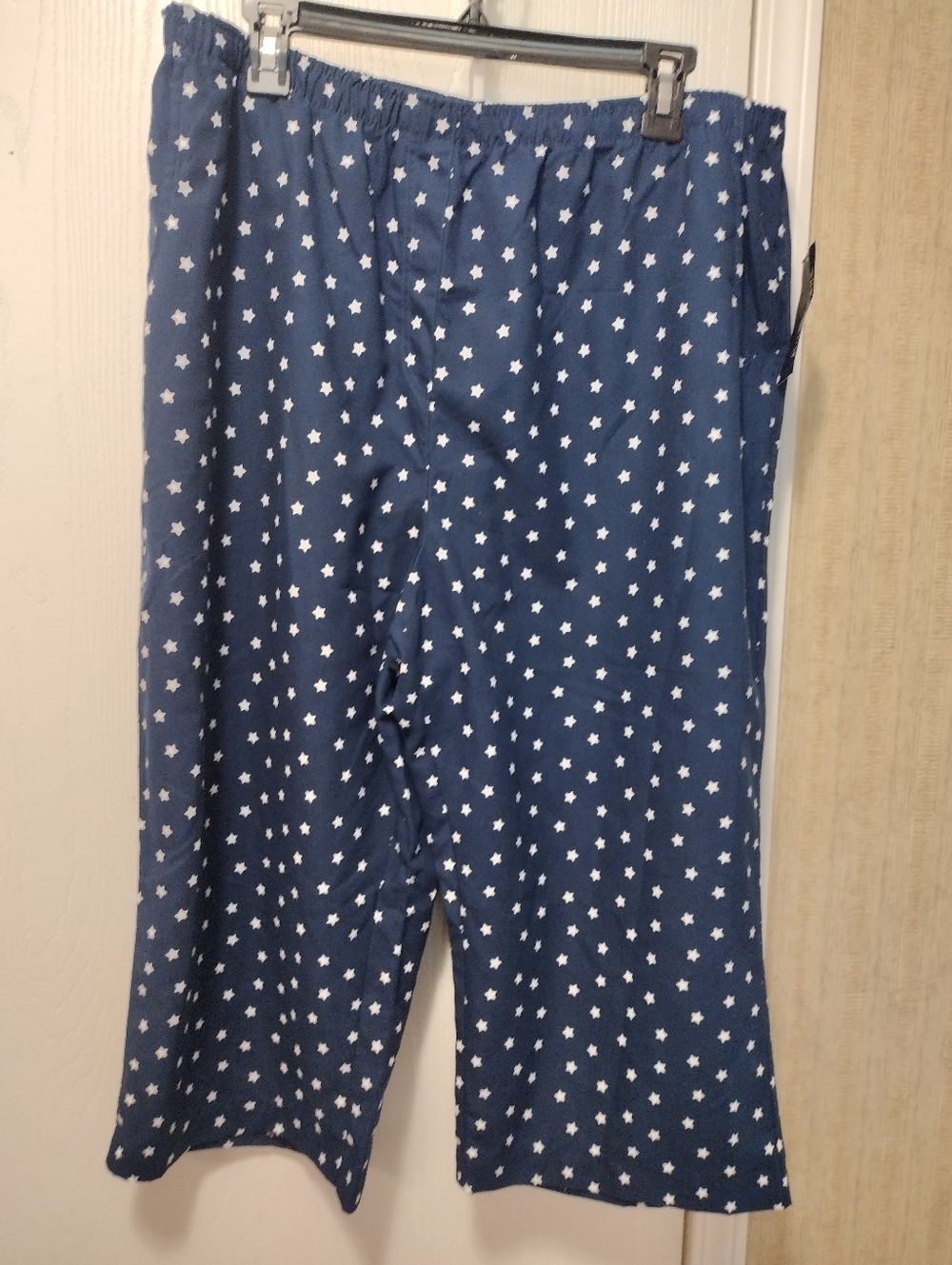 Blue Star Print Ladies Pants Size 18